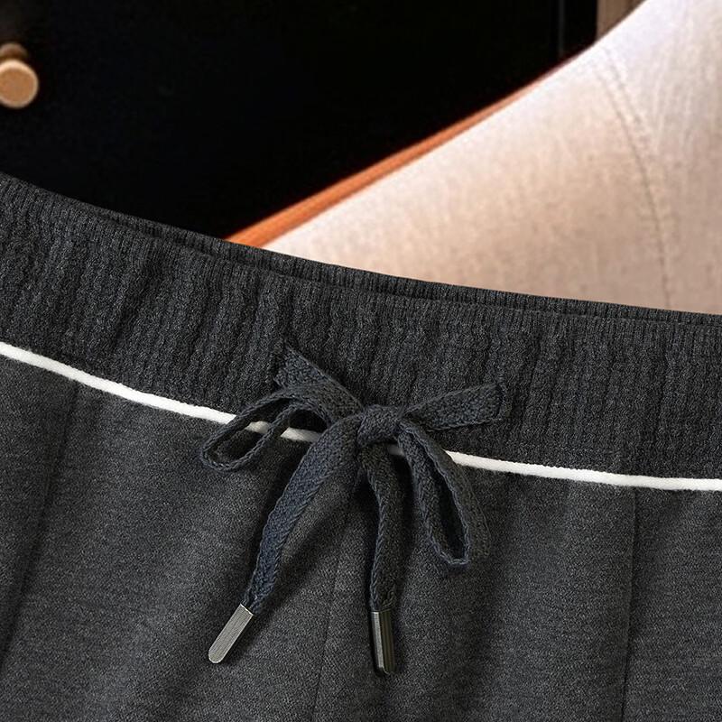 Women's High-Waisted Drawstring Straight-Leg Trousers