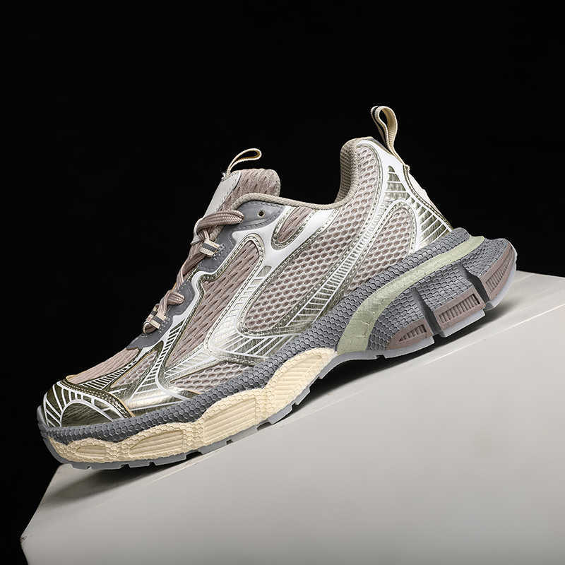 Mode Snörning Tunn Klack Mode Sneakers Kvinnor Chunky Gul Dam Sneakers Lila Skor För Kvinnor Sport Sportlag Högteknologisk