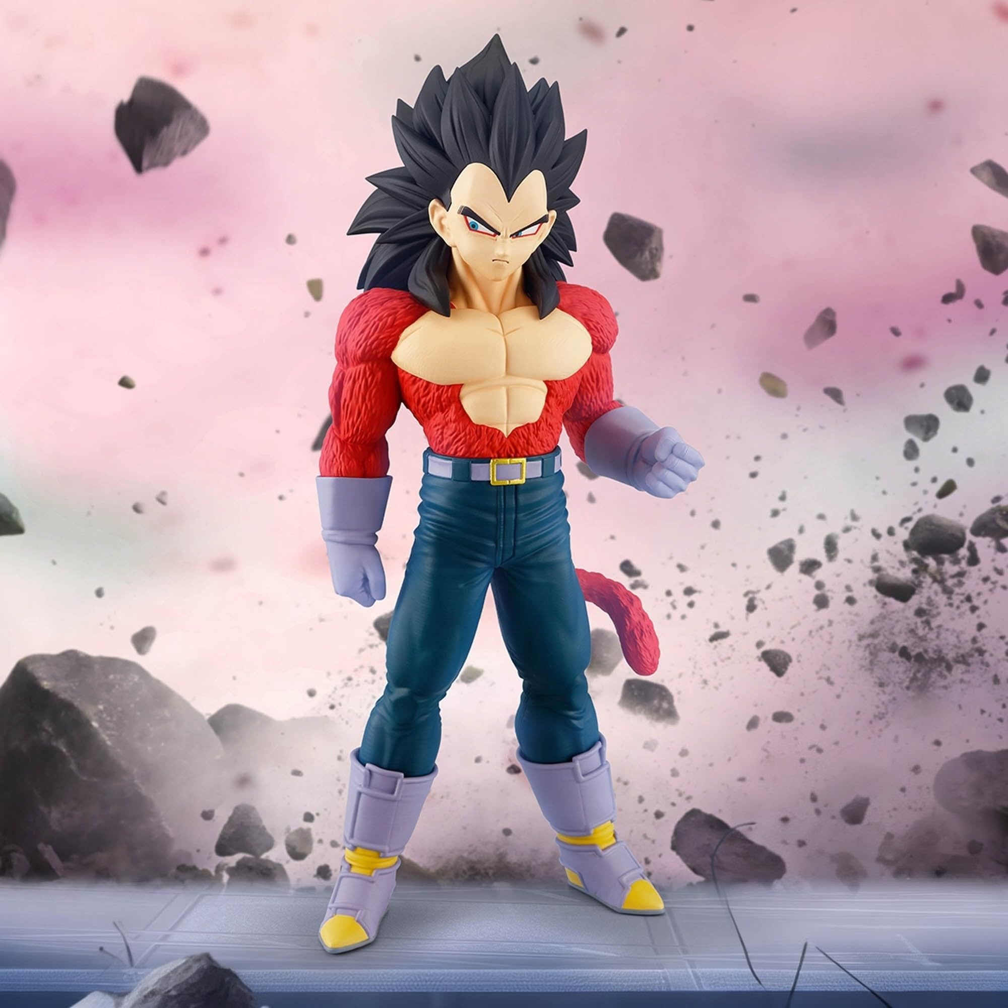Dragon Ball Vegeta Super Saiyan 4 SOLID EDGE WORKS 19cm Figure -THE Shutsjin- Size Approx.