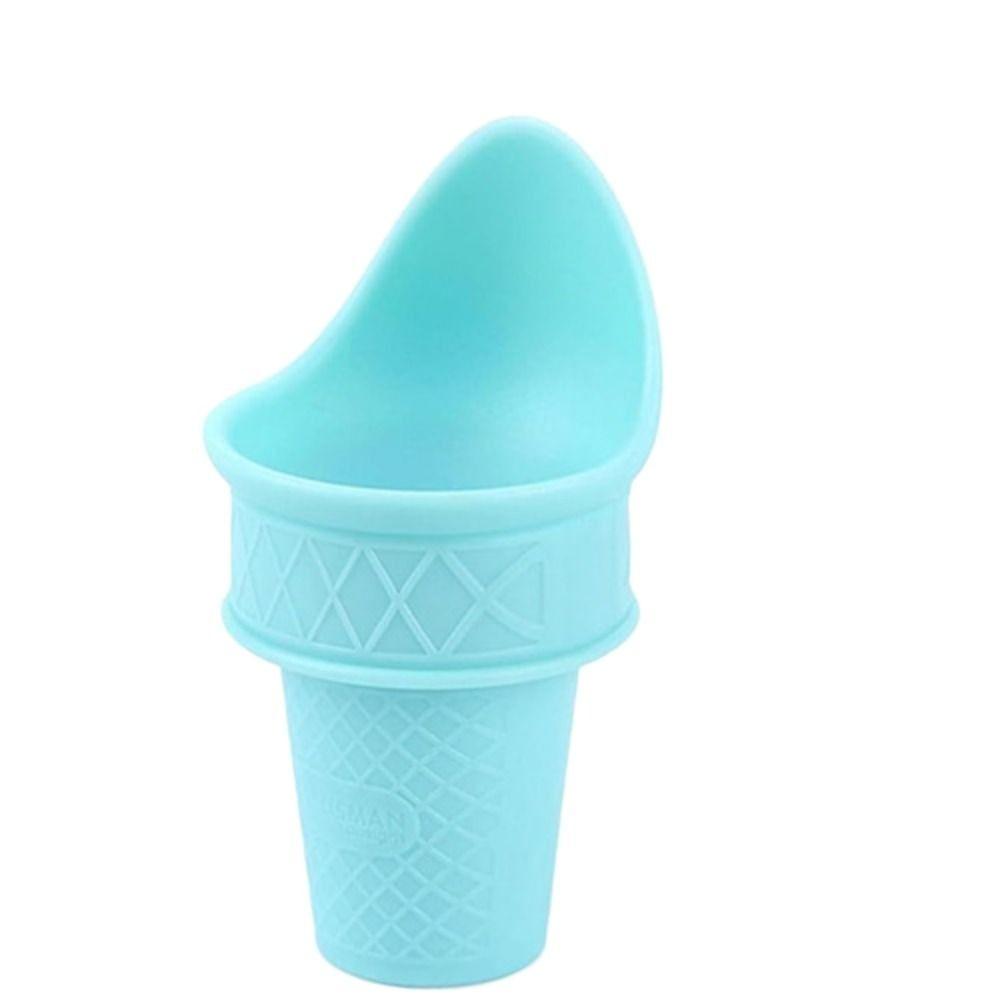 

Пищевой держатель для вафельных рожков без запаха Держатель для пищевых рожков Аксессуары для мороженого синий