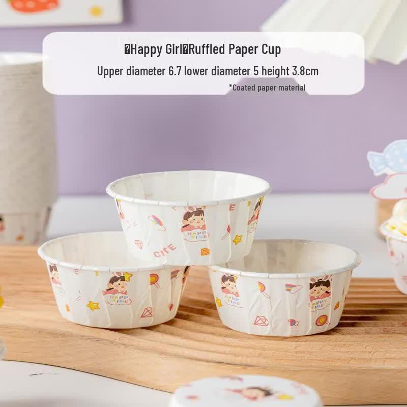 Rolled Edge Paper Cupcake & Muffin Liners
