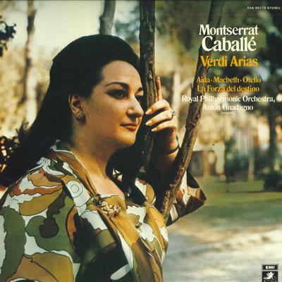 LP Record MONTSERRAT CABALLE, ROYAL PHILHARMO - Verdi Arias - Aida, Macbeth, Otello EAA80178 ANGEL Japan Obi Classical Used