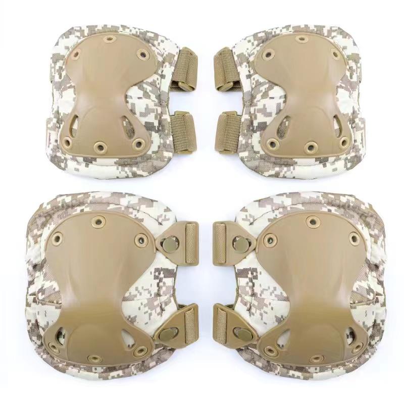 Durable And Safe Unisex Camo Tactical Kneepad Elbow Pads Knee Protector For Men Women Outdoor Sport Working Hunting Skating Safety Gear Kneecap