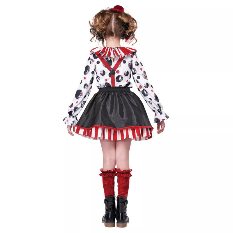 Evil Clown Costume For Women Halloween Fancy Dress Circus Clown Cosplay Costume Carnival Outfit