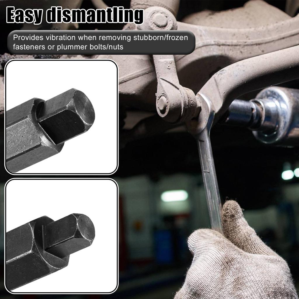 2 Stück Pneumatisches Ventilführungsstößel-Stanzstange Wärmebehandlung Ventilsitz Ventilsitz-Entferner Reparaturwerkzeug Pneumatischer Schraubenbrecher