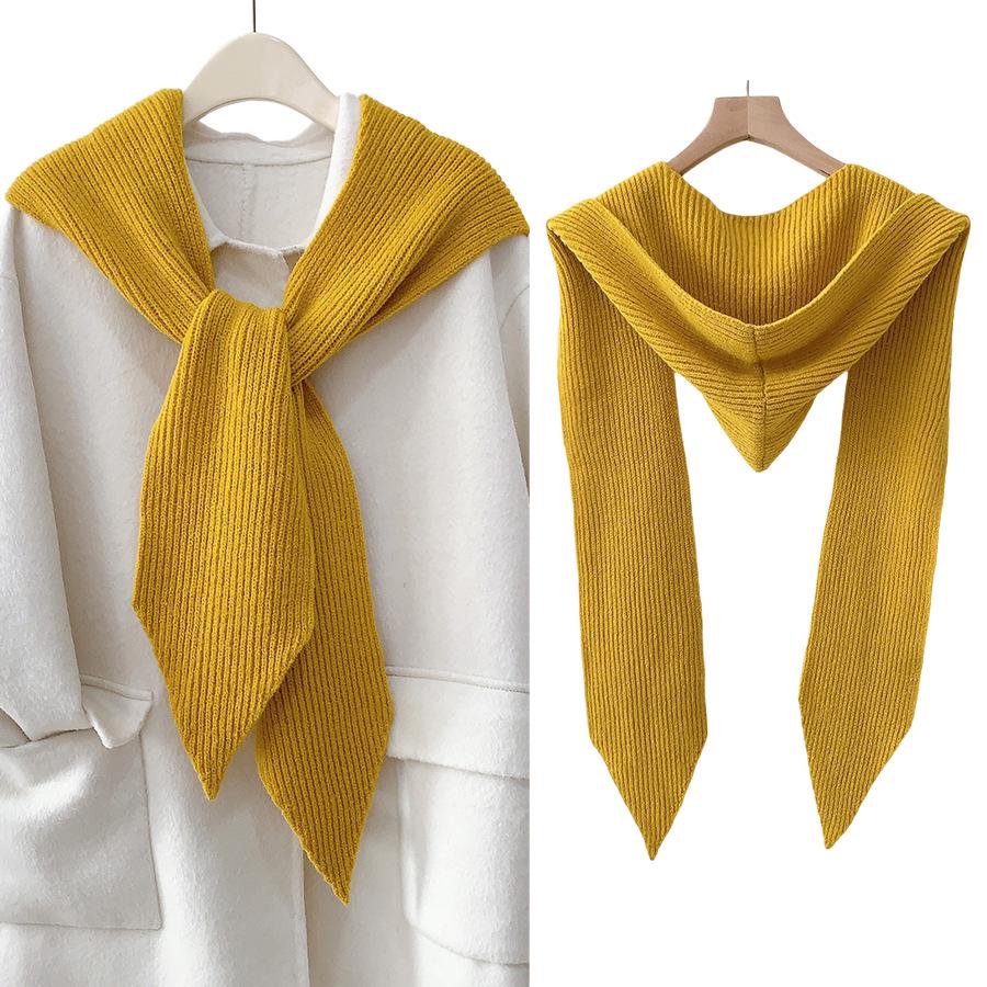 Women's Versatile Knitted Scarf-Hat Combo: Warm, Windproof Wool Shawl for Autumn and Winter