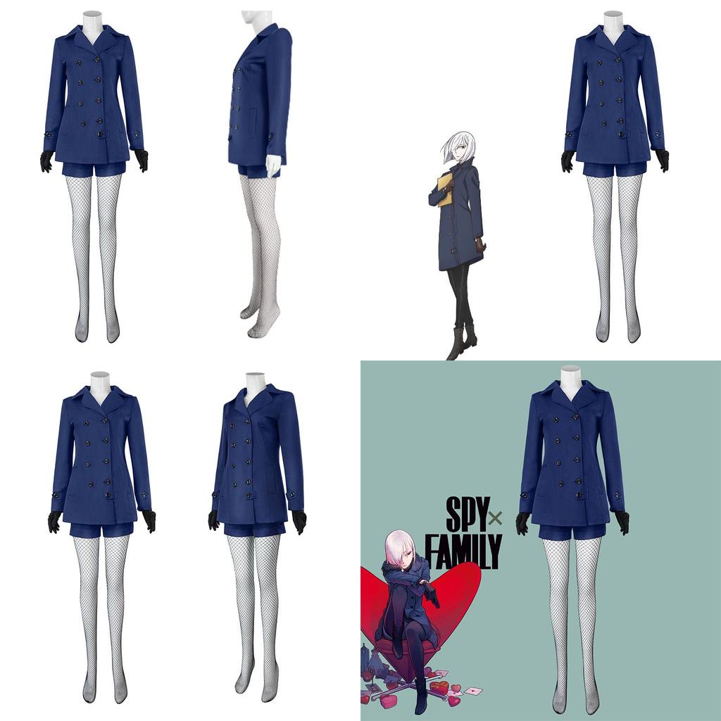 Adult Spy Role Play Fiona Frost Cosplay Outfit Versatile Polyester Blend