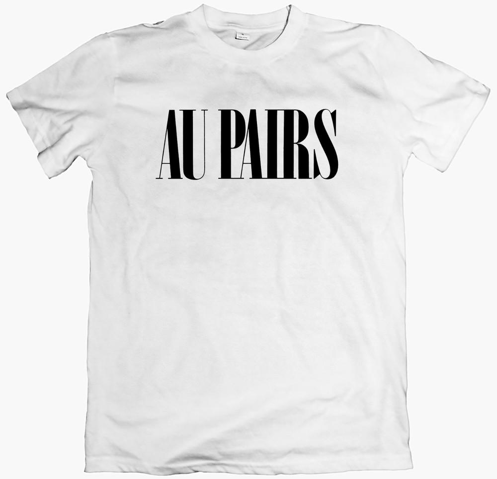 Au pairs tshirt 80s post punk indie band tee vintage style unisex xs2xl S