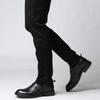 Men Leather Shoes Casual New 2024 Leather Shoes Men Oxford Fashion Lace Up Dress Shoes Wedding Party Dress Shoes