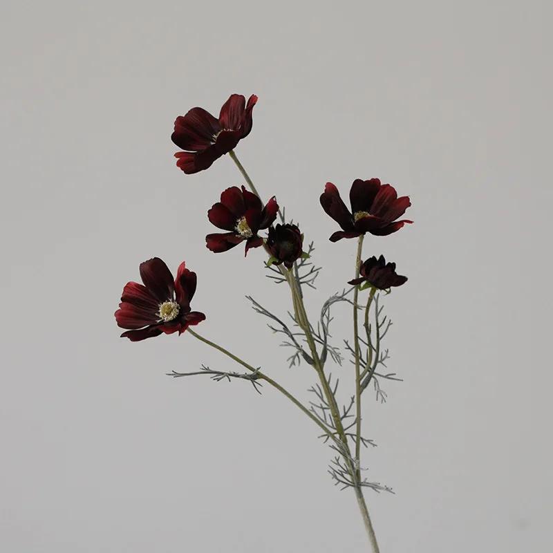 60CM Gesang Chrysanthemum Artificial Flower Pastoral Home Interior Decoration Wedding Ornament Flower Arrangement