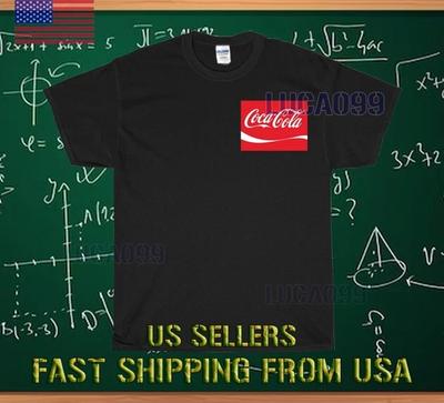 NUOVA T-SHIRT COCA-COLA BANDIERA LOGO RACING T-shirt AMERICANA DIVERTENTE TAGLIA S-5XL
