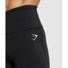 Gymshark Mesh Waistband Leggings Black B6a9b Bb2j