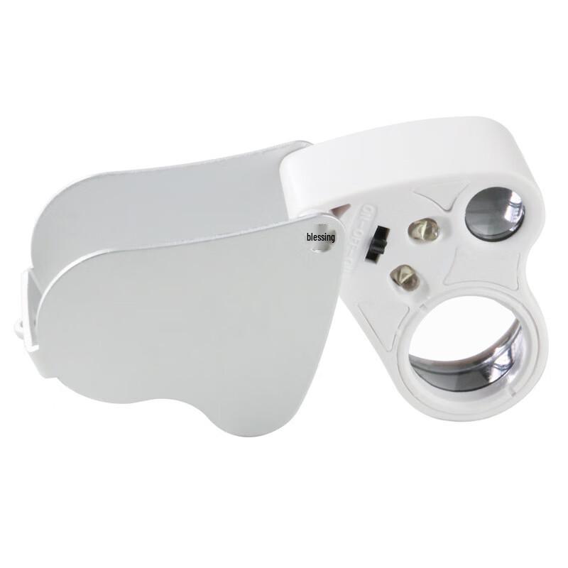 Miling Dual-Lens Pocket Magnifier with LED Light