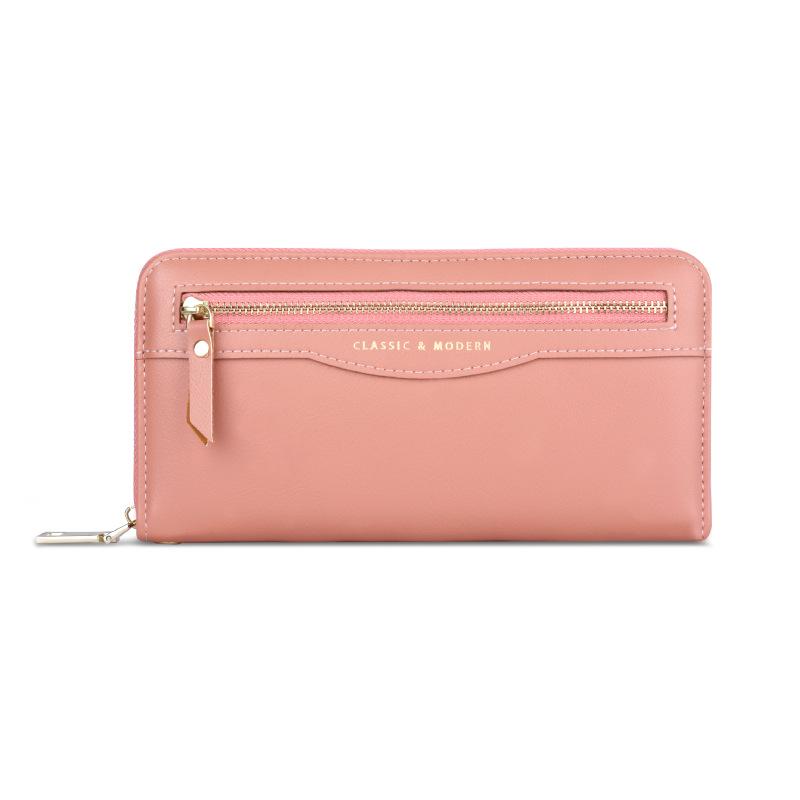 Leather Zip Wallet  Accordion Wallet