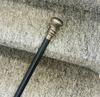 Swagger Walking Stick Can Victorian Style Brass Nickel Knob Handle Cane