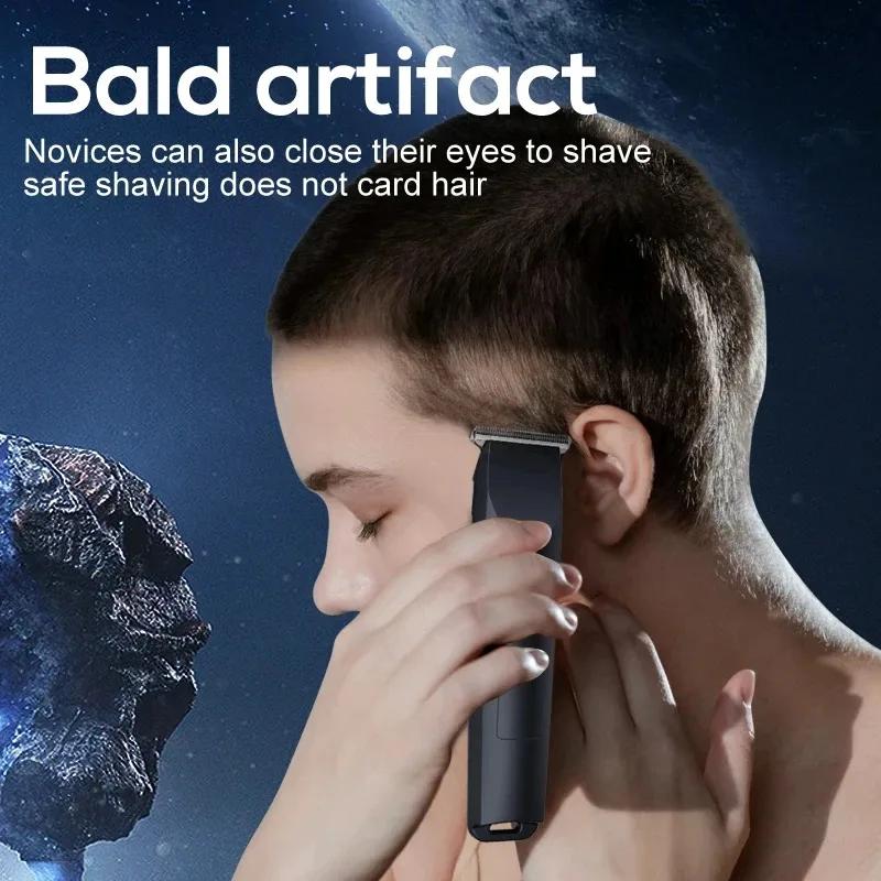 2026New Electric Hair Clipper Hair Trimmer for Men Body Groomer & Pubic Waterproof Hair Trimmer Replaceable Ceramic Blade