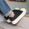 Niche Retro Classic Board Shoes College Style Men'S Thick-Soled Big Head Inner Height Increase Casual Trendy Shell Head Bread Shoes