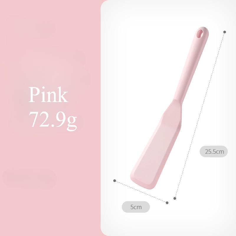

Силиконовая лопатка для жарки с антипригарным покрытием, кухонная лопатка для переноски блинов, жареных яиц, лопатка для стейка, кухонные инструменты для выпечки розовый