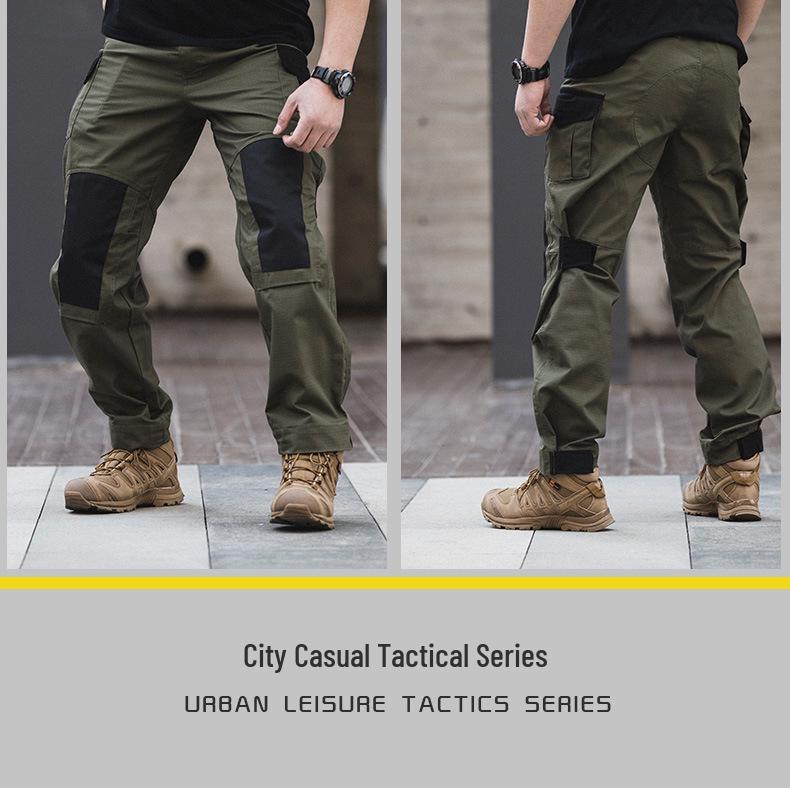 Dragon Assault Tactical Water-Repellent Cargo Pants - Men's Outdoor Straight-Leg Commuting & Training Pants