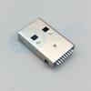 USB 3.0 Female Socket Flush Mount with 1.9 Straight Pins, 180° Surface Mount, High-Speed Transmission Male Connector.