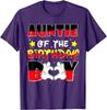 Auntie of The Birthday Boy Shirt Matching Nephew Family Bday Fashion Casual T-Shirt S-4XL Four Seasons