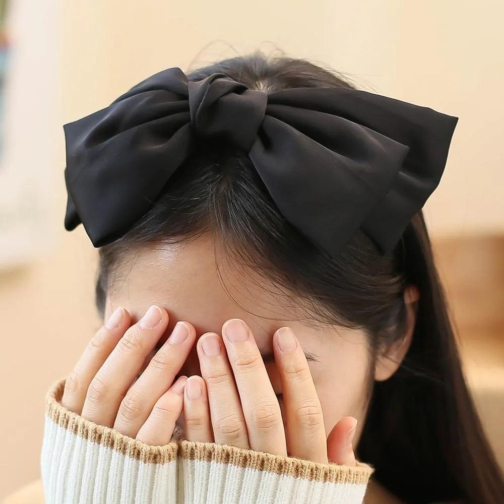 Daily Headband Designer Headband Angel Shushu Satin King Ribbon Hairband Black Ju Vidastory