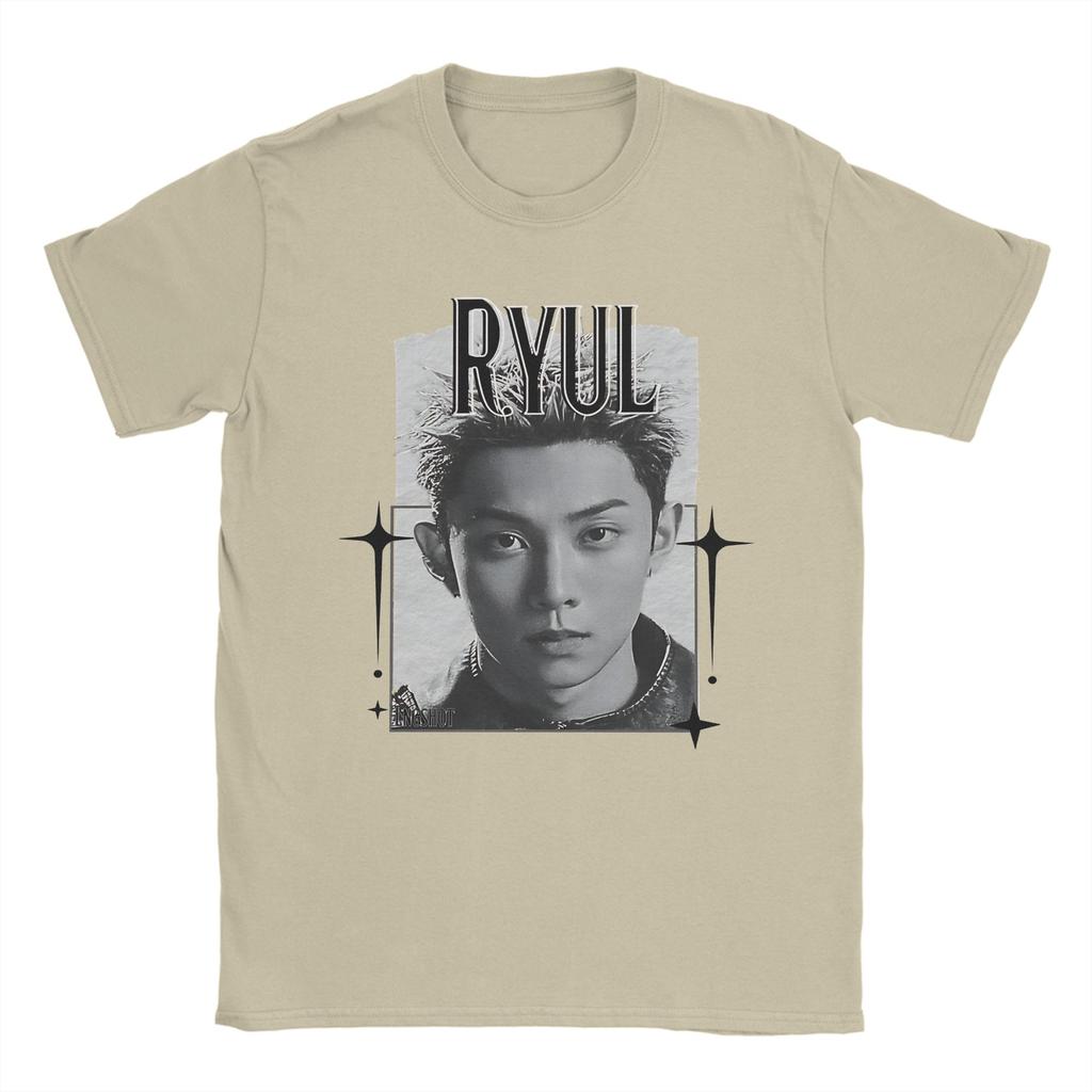 Lngshot Ryul Rising T-shirt Unisex Nuove T-shirt a Maniche Corte Girocollo Puro Cotone Abbigliamento Taglie Forti