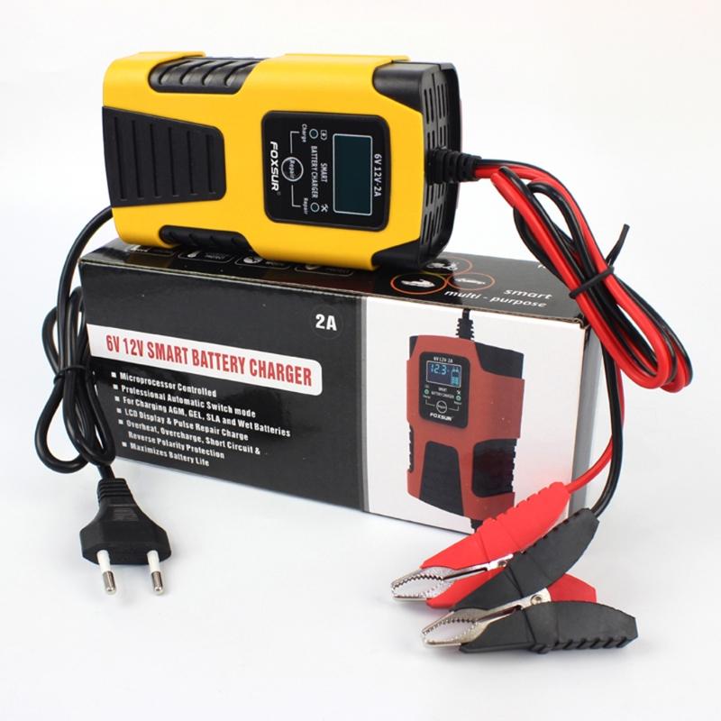 12V 6V Car Motorcycle Jump Starter Portable Maintainer Power Battery Charger