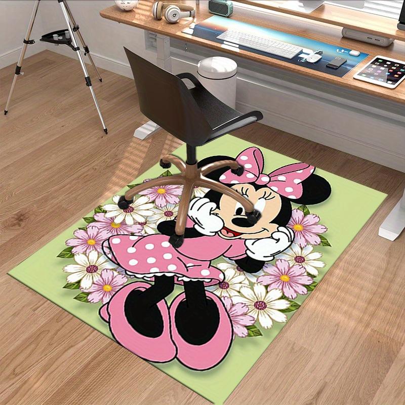 1pc. Cute Minnie Mouse Floral Rug - Home Decor Carpet, Office Mat, Outdoor Rug Giftz041109