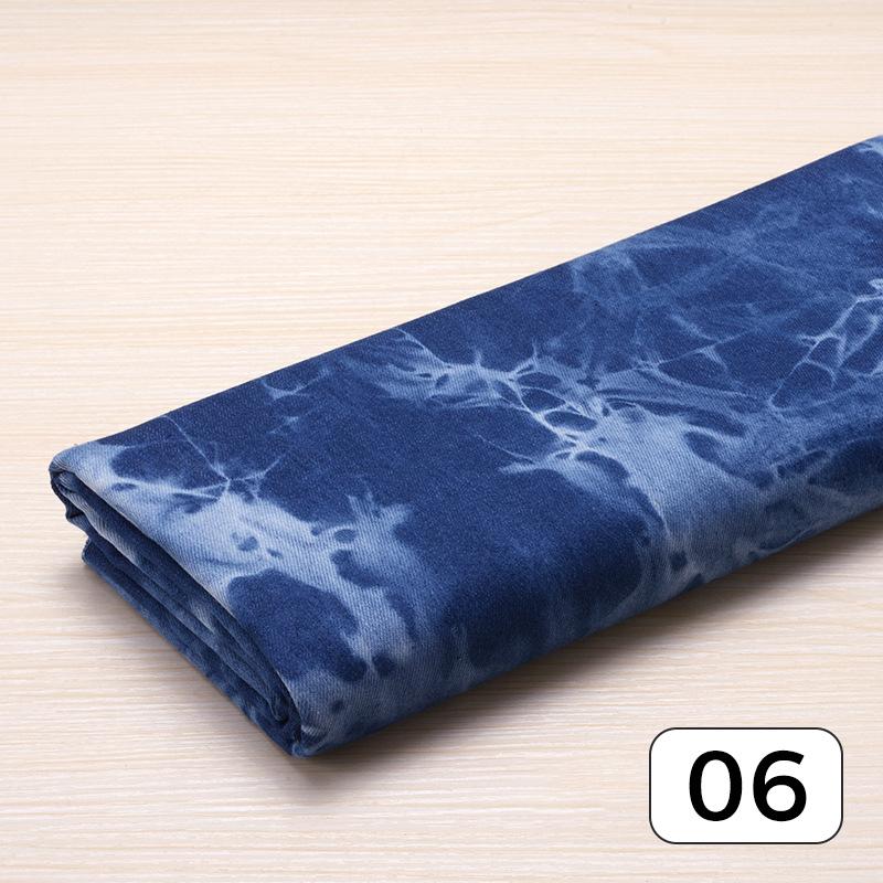 

50*140 см модная джинсовая ткань тай-дай, промытая, плотная ткань для юбок, джинсов, брюк, одежды, платьев, шитья, сделай сам, пэчворк, материал