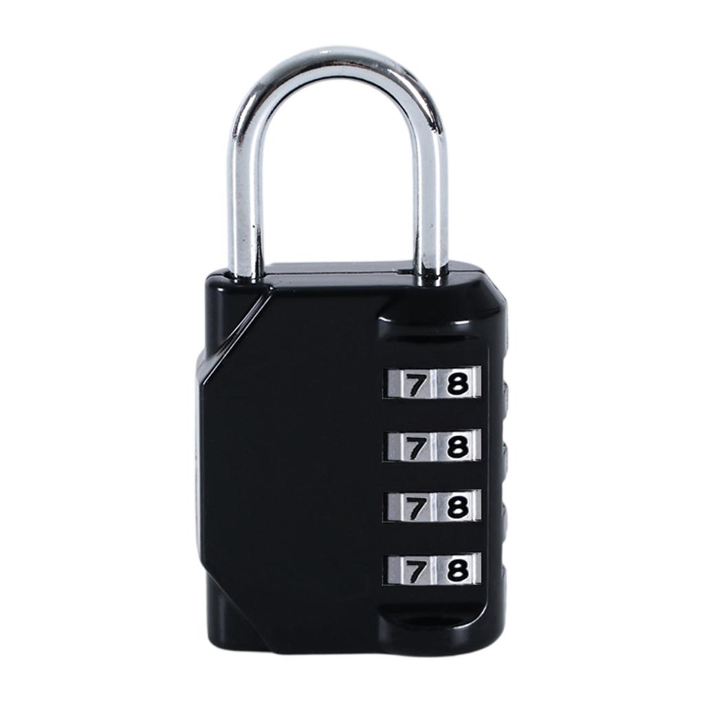 Dormitory Small 4-digit Password Padlock Dormitory Warehouse Gate Rental Room Password Lock Luggage Cow Head Padlock