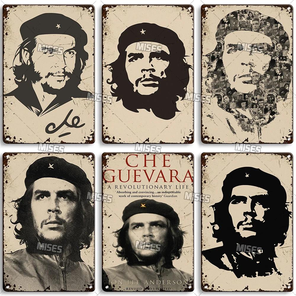 MISES 2008 Klassisk Film Che Guevara Metallaffisch Gammal Metallplåt Retro Metallplatta Väggplatta Hemklubb Industriell Dekor