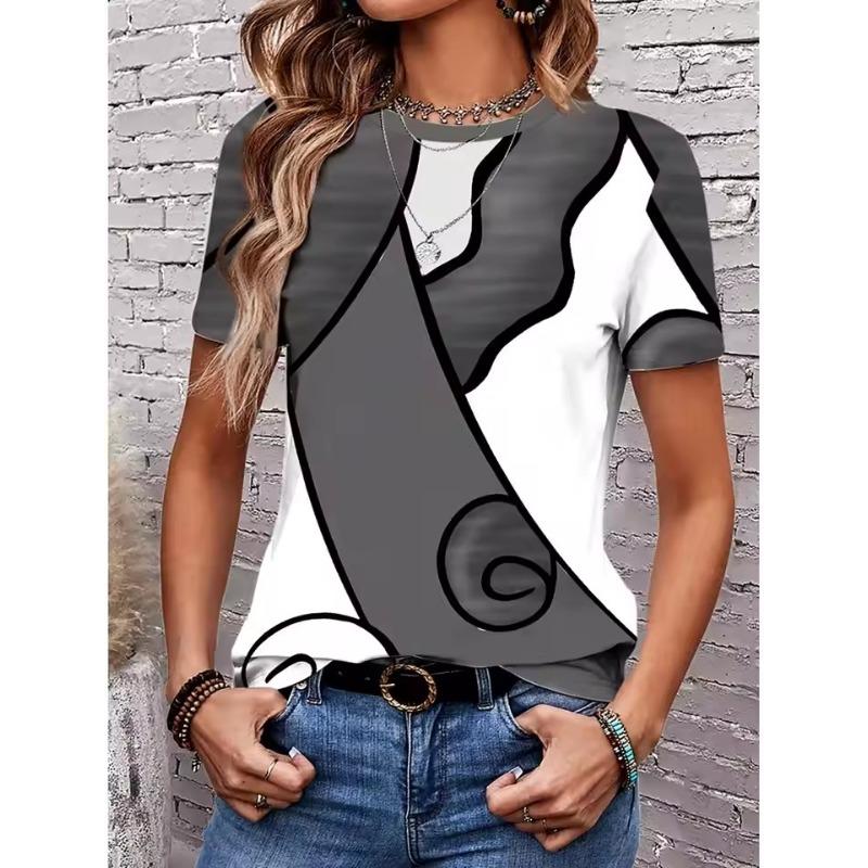 

Ретро женская 3D футболка Харадзюку одежда топы искусство лицо графические футболки V-образный вырез оверсайз пуловер короткий рукав блузка свободный свитшот 6XL