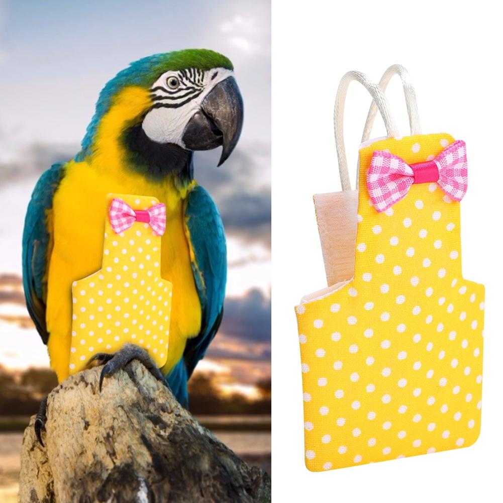 

Pet Bird Parrot Cockatiel Bird Diaper Flight Suite Liners Clothes SuppliesYellow S S жовтий