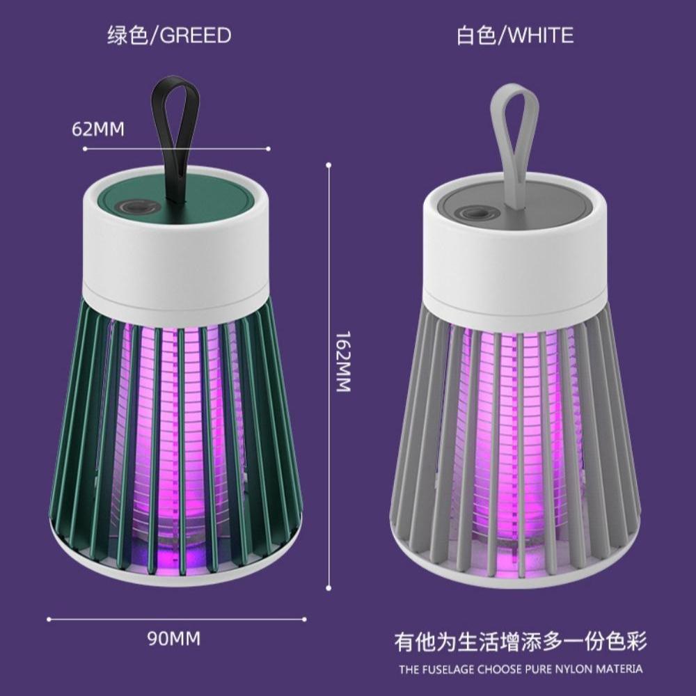 Portable Mosquito Killer Lamp, Electric Shock Insect Zapper USB, Bedroom Outdoor Use, Two-in-One Bug Trap for Moths Wasps Gnats