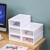 1Pcs Desktop Pull-out Organizer Jewelry Storage Box With Stackable Single-layer Drawer Design For Bracelets And Necklaces