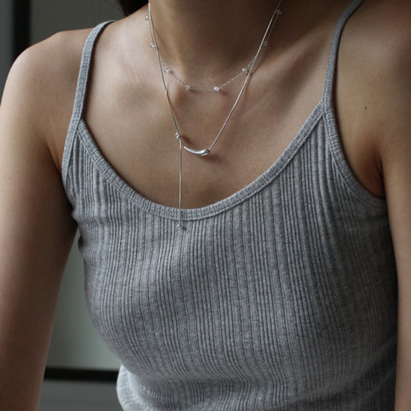 NORMALLEE [UNIPICK] Slide Ribbon Necklace