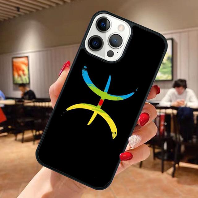 

Amazigh Symbol Berber Academy Phone Case For iPhone 17 Air 13 12 14 15 16 Cover For Apple Pro Max Plus Coque iPhone 15plus