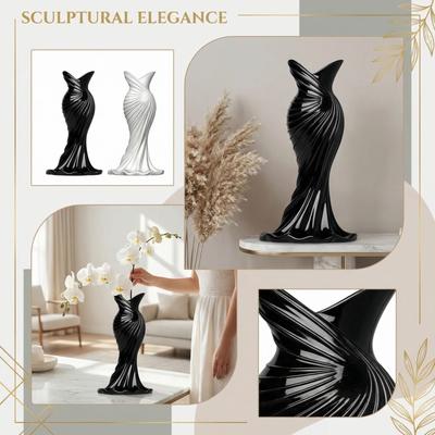 Decorative Flower Vase Minimalist Home Tabletop Floral Container