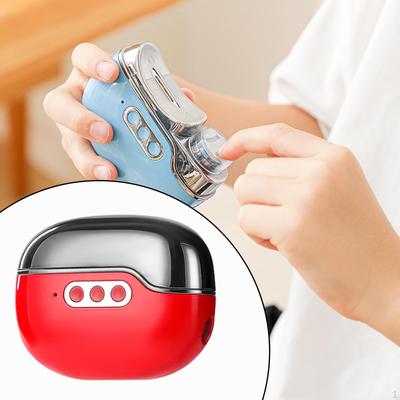 Elektrisk Automatisk Nagelklippare Trimmer Klippning Polering Naglar Gåva med Ljus Nagelfil