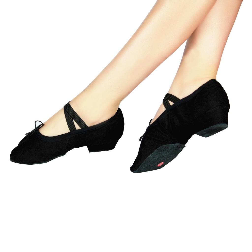 Split Sole Jazz Shoes Rumba Latin Dance Shoes Leather Flats Adult Dancewear Soft Sole Dancing Shoes for Men Women
