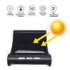 A62E-Car Solar Digital Clock With LCD Time Date In-Car Temperature Display For Outdoor Personal Car Part Decoration
