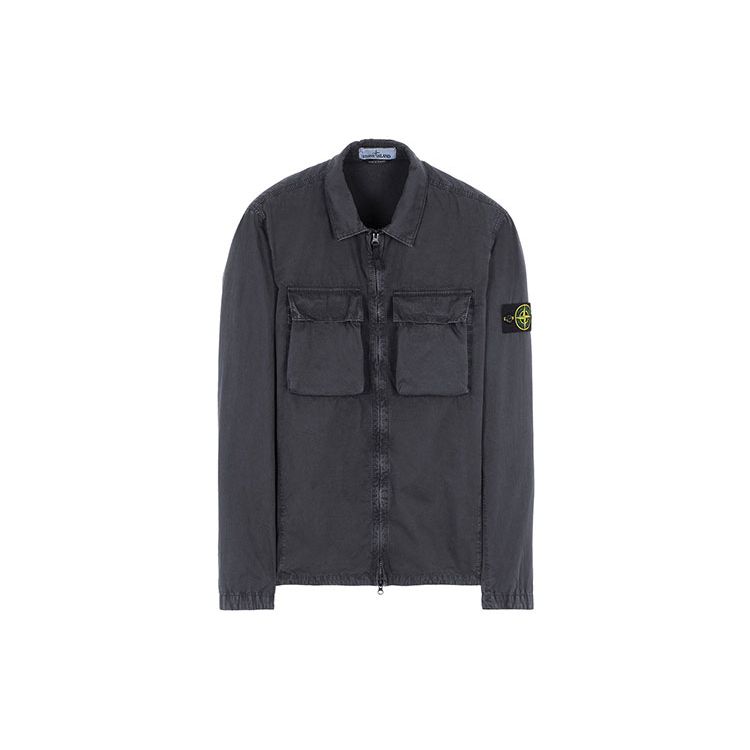 

Stone Island Ss22 Double Pocket Washed Long Sleeve Jacket Men Jacket Charcoal 7615114WN-V0165 XXXL