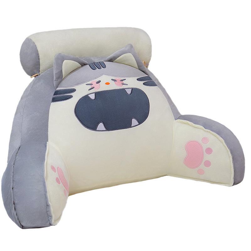 Pillow Bedhead Cartoon Cat Waist Chair Sofa Tatami Lazy Pillow Plush Home Toy