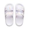 Li-Ning Comfortable Versatile Fashion Non-Slip Wear-Resistant Slide Sandals Women Footwear White Floral AGAV014-1