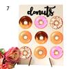 Wood Donuts Wall Display Stand Holder Wedding Birthday Party Baby Shower Decor