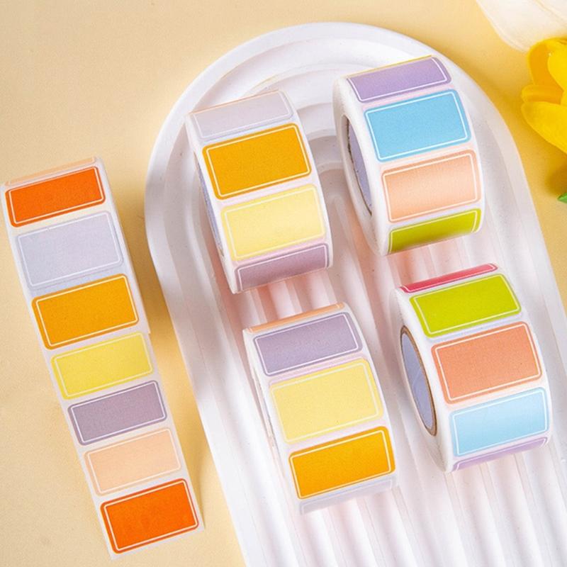 500 Pezzi Adesivi Autoadesivi con Nome Etichette Scrivibili Etichette per Alimenti Etichette Impermeabili per Barattolo di Condimento Vestiti