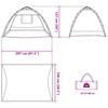 Beach Tent for 2 Persons Sea Green Quick Release Waterproof