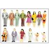 10/50pcs Mixed Color Figures Passengers Multistyles Standing People New Model Building People
