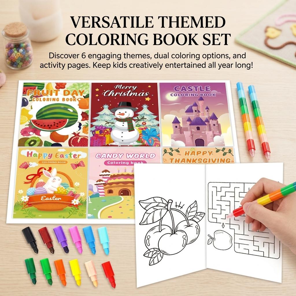 Dinosaurs Coloring-Books For Kids Premium Paper Art Educational Toy